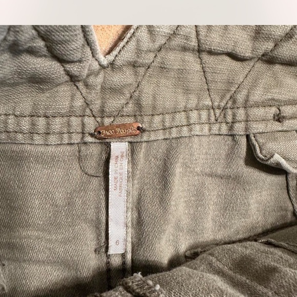 Free People Khaki Mini Skirt - Picture 4 of 5